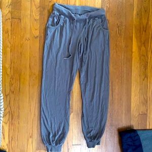 Dark grey cuffed sweatpants
